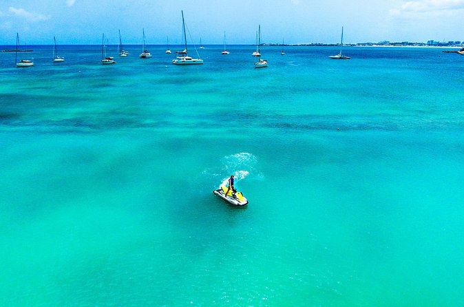 1-Hour Jet Ski Tour: Single or Double Option - Passing the Maho airport area from the water