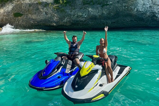 2 Hours Private Jet Ski Tour in Saint Martin with free passenger - Mullet Bay: wide sand and a calmer feel