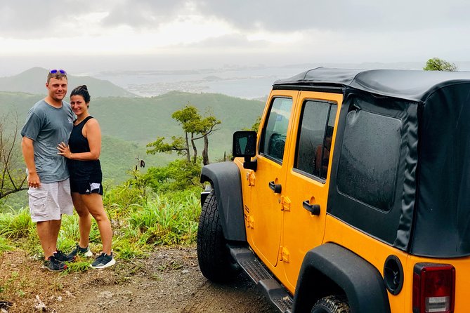 3-Hour Guided Jeep Tour Island Highlights and 1-Hour Relax by Beach - Your Jeep setup: automatic, radio communication, and driving rules