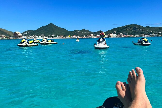 90 min St. Martin Jet ski Terre Basse tour - Swim stops and pristine water time: what to expect when conditions allow