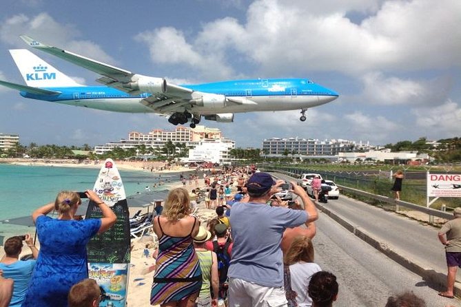 Adventure Island Tour - Maho Beach, the Iguana Farm, and the French-Dutch border quick hits