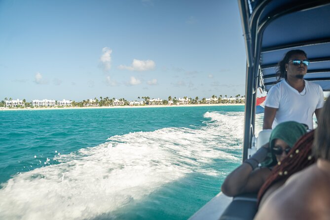 Anguilla Getaway Cruise - Entering Anguilla by powerboat from Simpson Bay