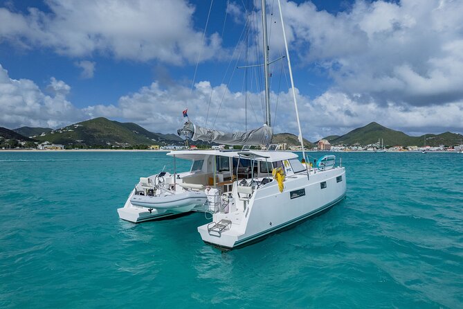 Be Happy - Private Catamaran Cruise Sint Maarten Full Day Tour - The Long Beach stop: long sand, clear water, easy start