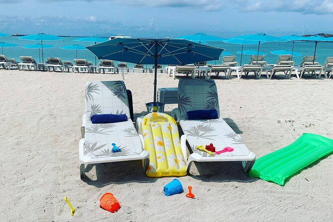 Big Bastard's Ultimate Great Bay Beach Day for 2 - Why This Beach Day Works: Reserved Comfort Near Everything