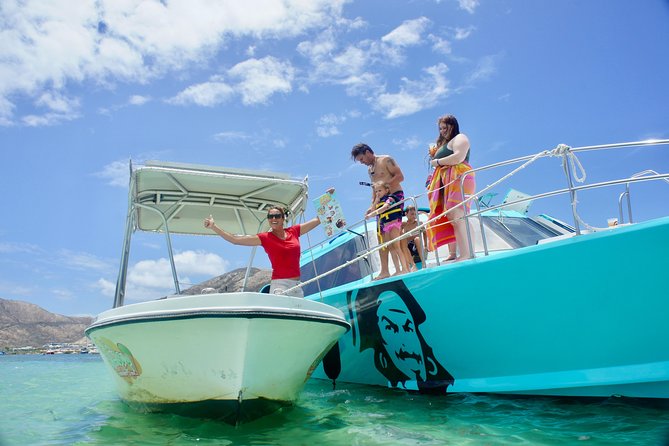 Boomerang's Best of St. Martin/Maarten: Swim with Turtles - When the water is rough: comfort, shade, and seasickness prep