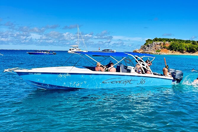 Cristal Speed boat, Snorkeling, Beach Tour & Lunch St Maarten - Tintamarre Island: The Sea Turtle Swim on the Wild Side