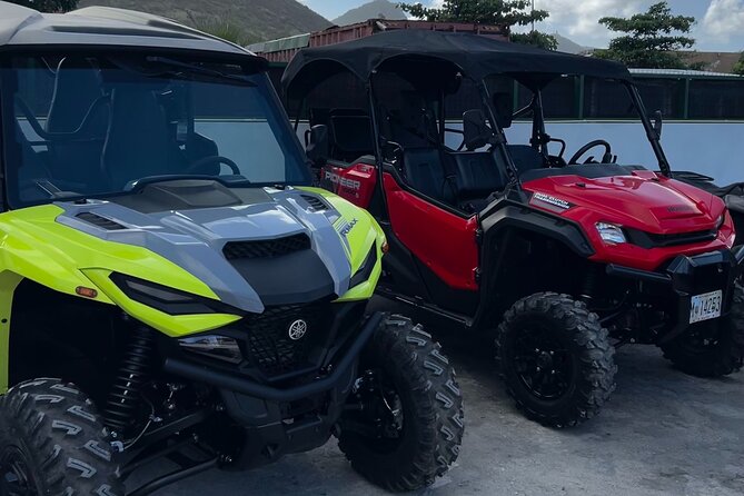 Guided UTV/ Side by Side Tour of Sint Maarten/ St. Martin - Price and what $300 per group gets you