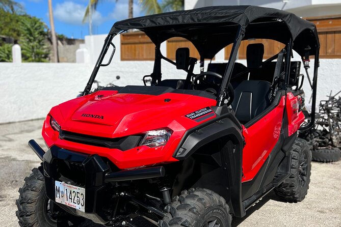 Guided UTV/ Side by Side Tour of Sint Maarten/ St. Martin - Orient Bay Beach: the first break for photos and reset time