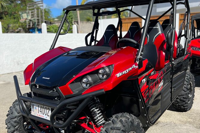 Guided UTV/ Side by Side Tour of Sint Maarten/ St. Martin - Oyster Pond: iguanas, quick pictures, and St. Barth’s in the distance