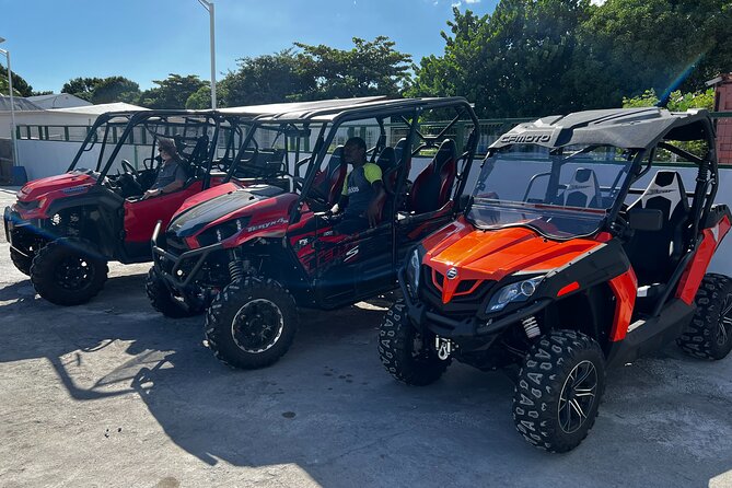 Guided UTV/ Side by Side Tour of Sint Maarten/ St. Martin - Coralita Beach and the Moses walk: a photo break that feels different