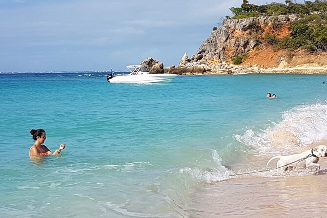 Half Day Private Boat Around St-Martin - Grand Case and Creole Rock: a snorkel-focused coast break