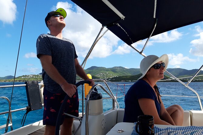 Half-Day Sailing Boat Adventure - The route: Happy Bay, Friars Bay, Anse Marcel, Grand Case, Creole Rock