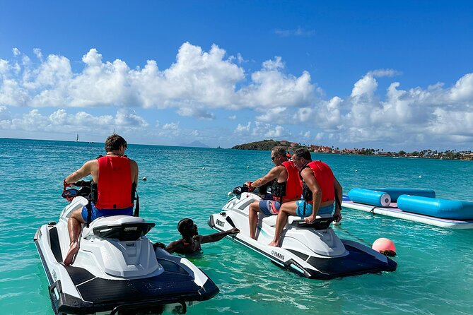 Jetski Ride in St Maarten - Your ride plan on the water: Great Bay vs guided coast