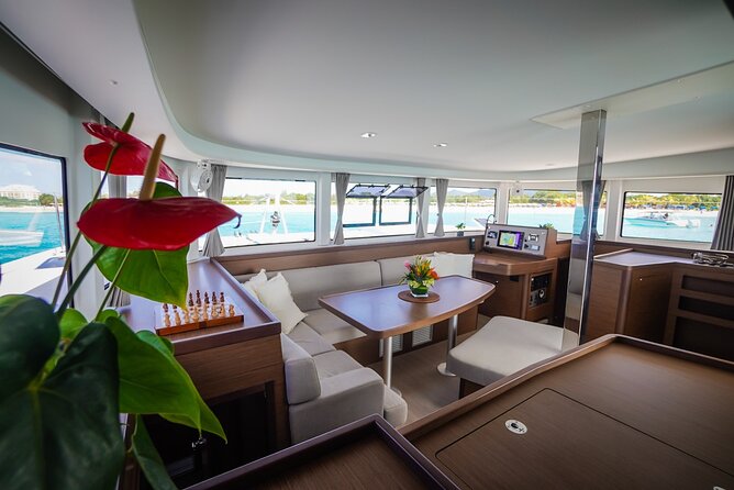 Luxury Catamaran Private Charter in St. Maarten/St. Martin - Stop 1: Princess Port de Plaisance—starting on the Dutch side