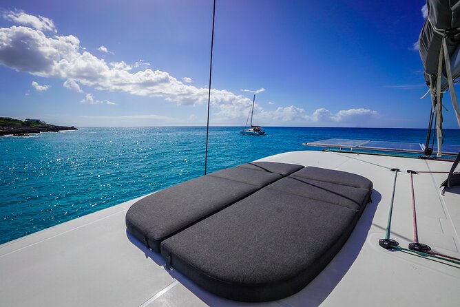 Luxury Catamaran Private Charter in St. Maarten/St. Martin - Stop 4: Maho Beach—planes overhead without the land-side stress