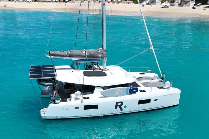 Luxury Catamaran Private Day Sail from St. Maarten to Anguilla - Freedom, the teak deck, and how the day starts in luxury