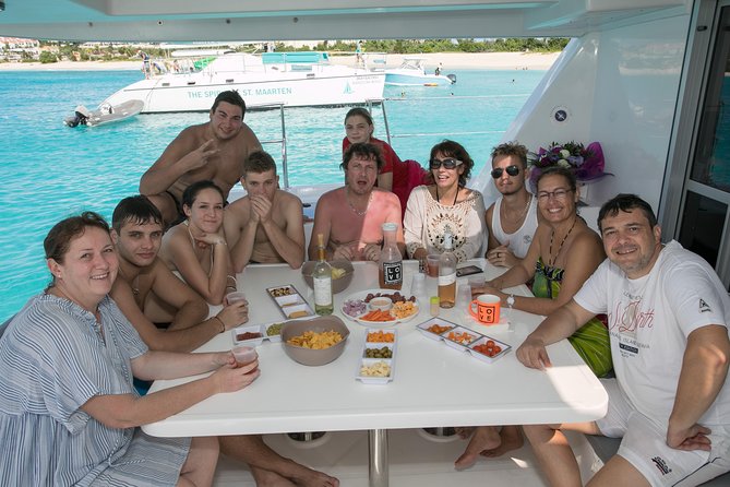 Luxury Private Full-Day Catamaran Charter in St Maarten & Saint-Martin - Stops that make this feel like a real St. Martin day
