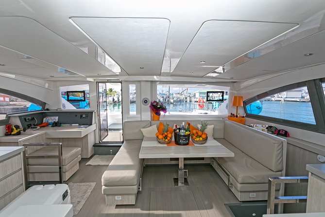 Nude Naturist Catamaran Boat Luxury Charter in St Maarten - The Route: Long Bay Samana Beach, Happy Bay, and Tintamarre Island