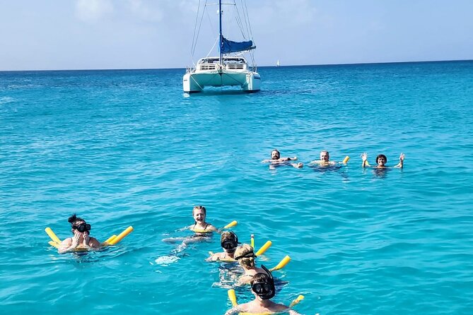 Private Full-Day Luxury Sailing Catamaran Charter in Sint Maarten - The first snorkeling stop at Long Bay (and why turtles are on the radar)
