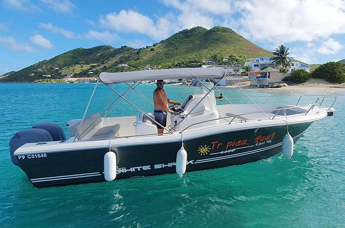 Rent White Shark 265 - Building your own route along St. Martin’s coast