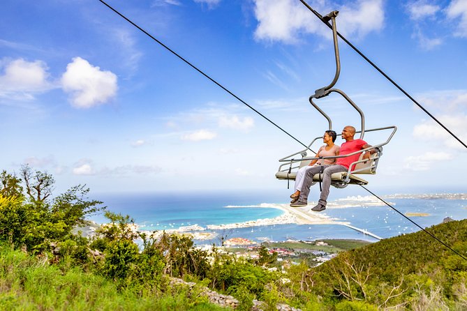 Sky Explorer and Sentry Hill Zip Line Adventure St Maartin - Sentry Hill Zip Line: Flying Over the Ridge with a Harness