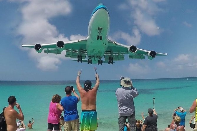 St. Maarten 4 Hour Sightseeing Tour - Maho Beach: planes overhead and the moment people talk about