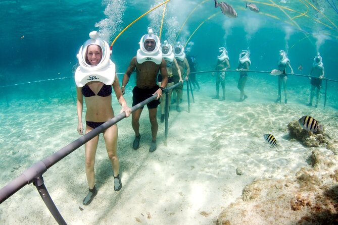 St Maarten SeaTrek and Snorkeling Adventure - From Bobby’s Marina to a mid-water platform
