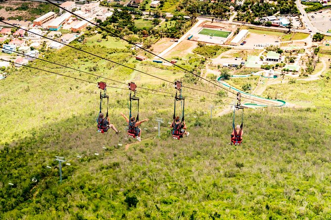 St Maarten Sky Explorer and The Flying Dutchman Adventure - Sky Explorer to Sentry Hill: the chairlift that sets the mood