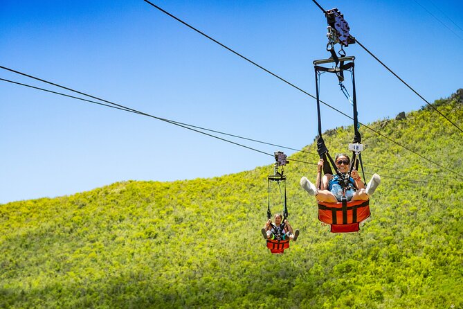 St Maarten Sky Explorer and The Flying Dutchman Adventure - The Flying Dutchman zip line: fast, steep, and built for real thrills