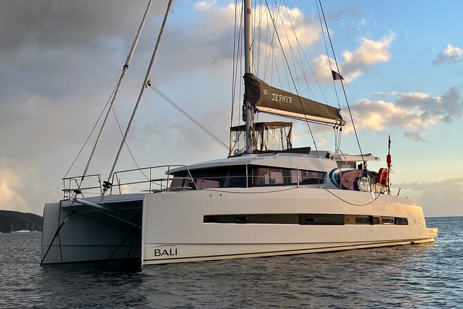 St Martin Gd-Case: Private day in all inclusive catamaran - Planning your route: Rock Creole, Pinel, Tintamarre, and beach time