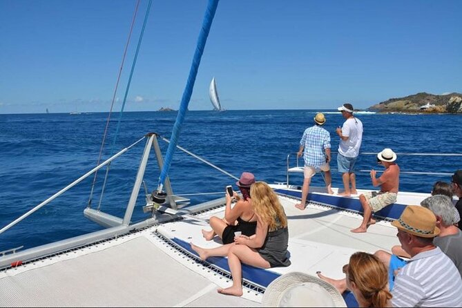 Sunset Champagne Cruise in St. Maarten - Watching the Caribbean sunset from the catamaran deck