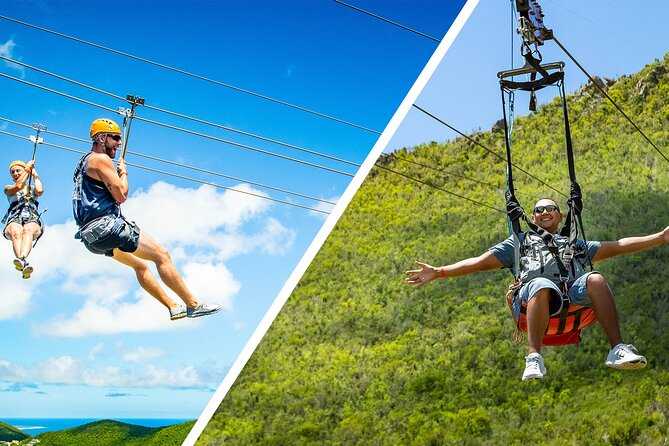 Zipline Experience: Sentry hill Zip & Flying Dutchman St Maartin - Sentry Hill Zipline: the treetop run that builds confidence
